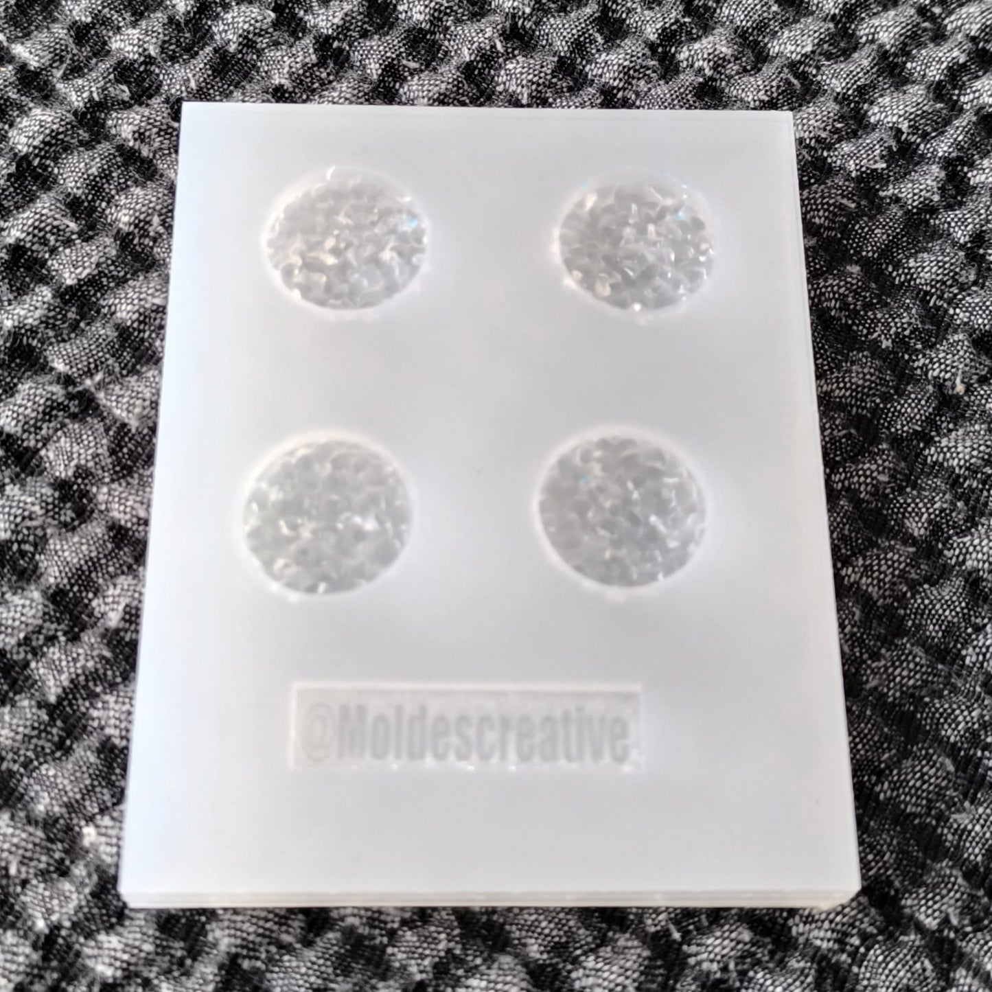 Molde circulos de 20 mm con relieve
