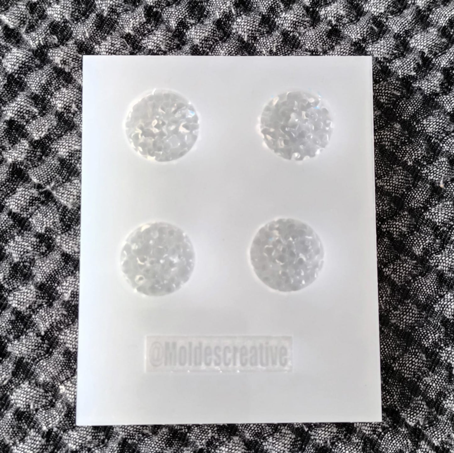 Molde circulos de 20 mm con relieve
