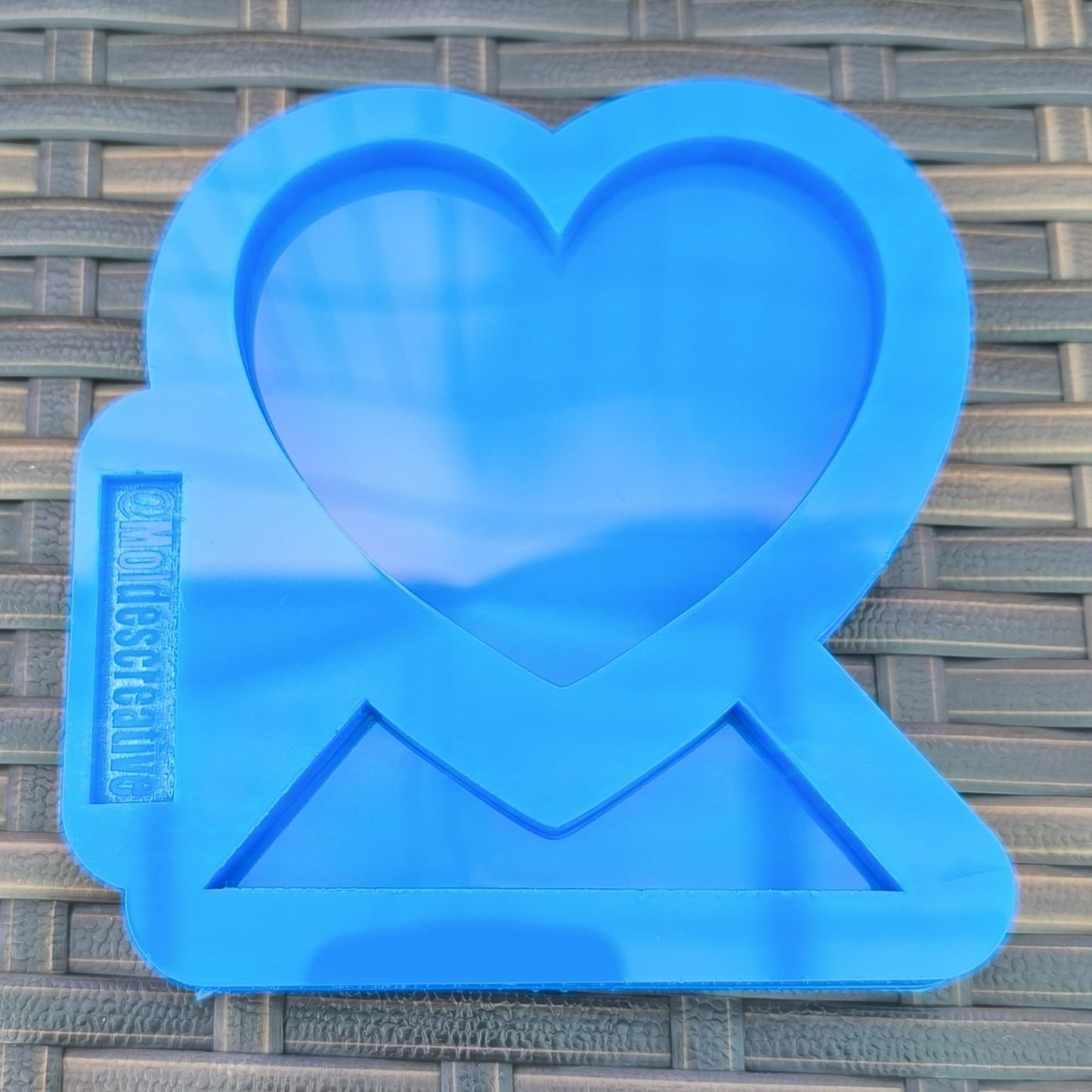 Molde corazón con base