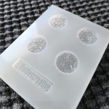 Molde circulos de 20 mm con relieve
