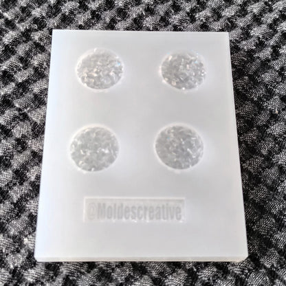 Molde circulos de 20 mm con relieve