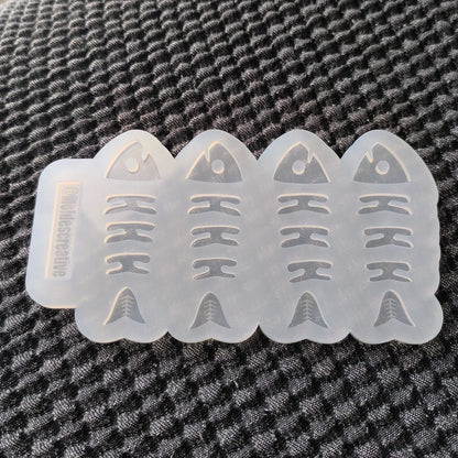 Molde raspa de pez articulada