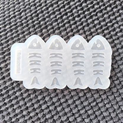 Molde raspa de pez articulada