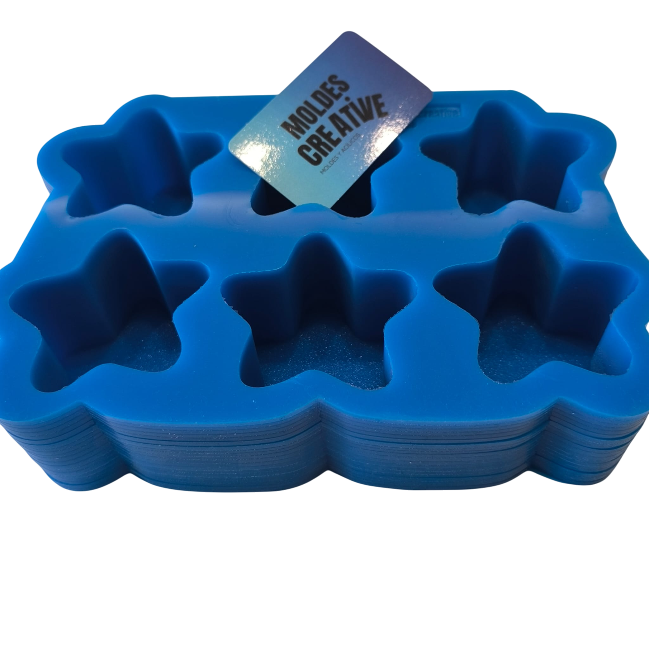 Molde estrella  para velas 70mm x 70mm x 50mm