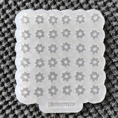 Molde flor 15mm modelo 1