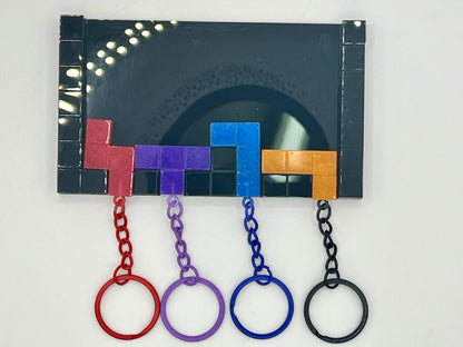 Molde  de llavero para llaves de casa formato Tetris