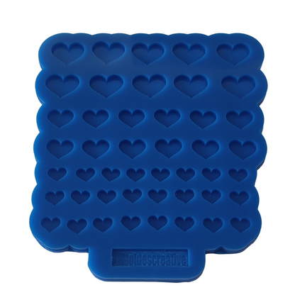 Molde de corazones de  20mm, 15mm y de 10mm