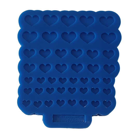 Molde de corazones de  20mm, 15mm y de 10mm